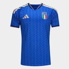 Camisa Itália 2026 Azul Adulto